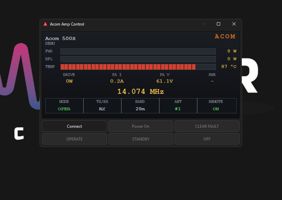 ACOM Amp Control